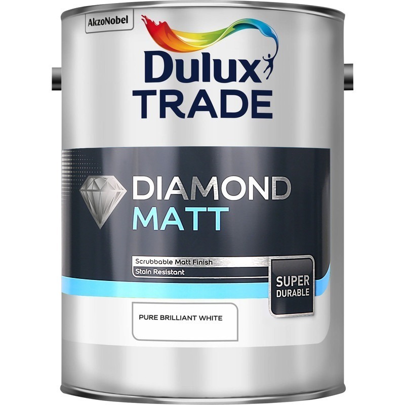 Dulux Trade Diamond Matt (Pure Brilliant White 5L) Hales Sawmills