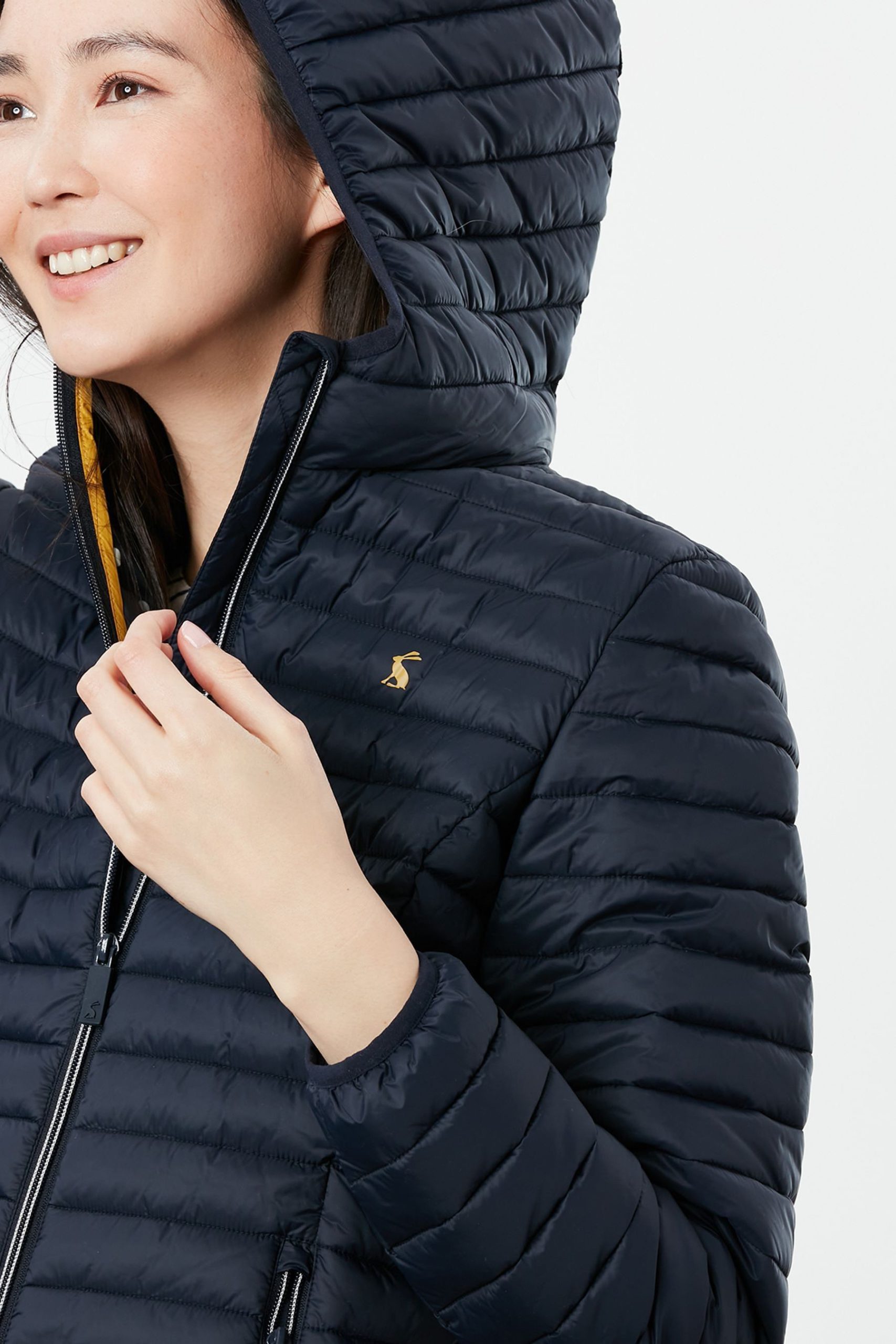 Joules Snug Packable Puffer Coat - Marine Navy - Hales Sawmills