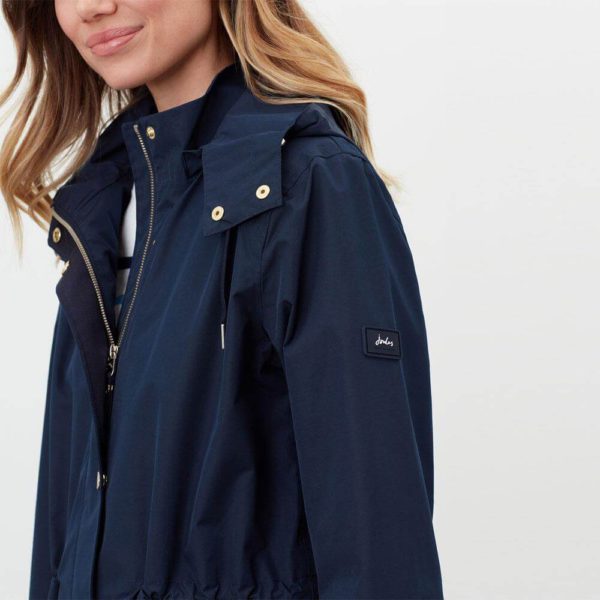 Joules Taunton Raincoat Marine Navy Hales Sawmills