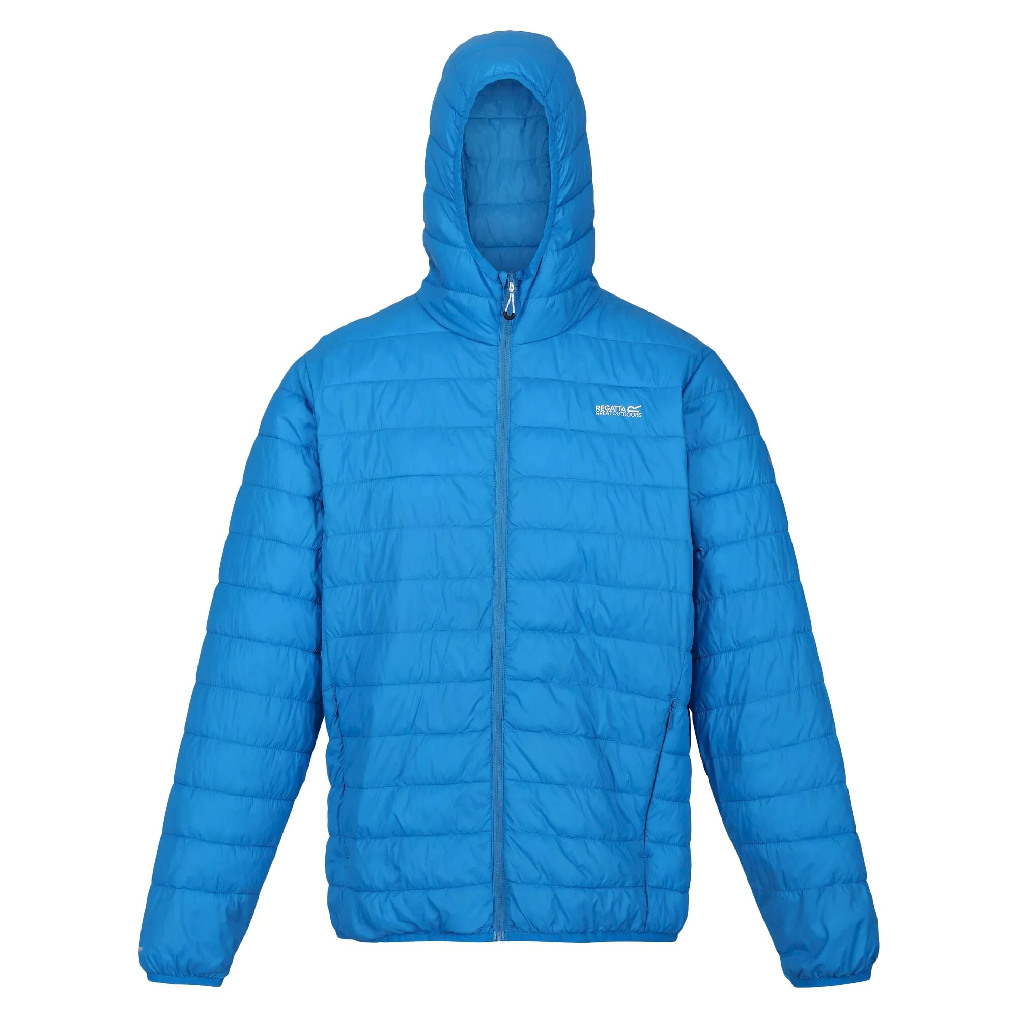 Indigo quilted shop jacket