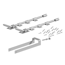 DBL GATE FAST SET C/W 2 GDBS GALV