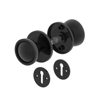 GM RIMSASHLOCK FURNITURE 2" 50MM BLACK PLASTIC