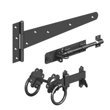 GM S/GATE KIT(RING GATE LATCH) 18" 450MM E/BLAC